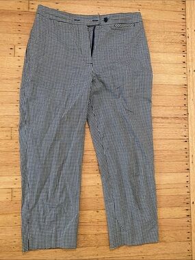 Vintage Blue Gingham Capris